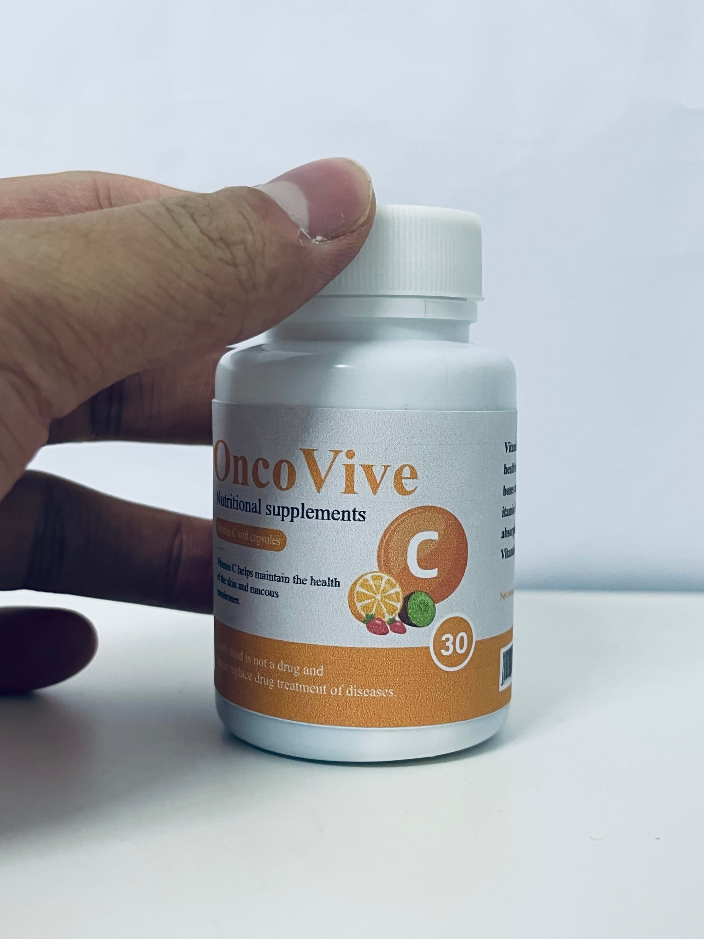 OncoVive Vitamin C Soft Capsules, Nutritional Supplements for Skin and Mucous Membrane Health