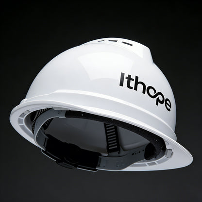 Ithope Safety Helmet, Vented Hard Hat with Adjustable Suspension, ABS Construction Helmet for Construction, Industrial Work, Men & Women