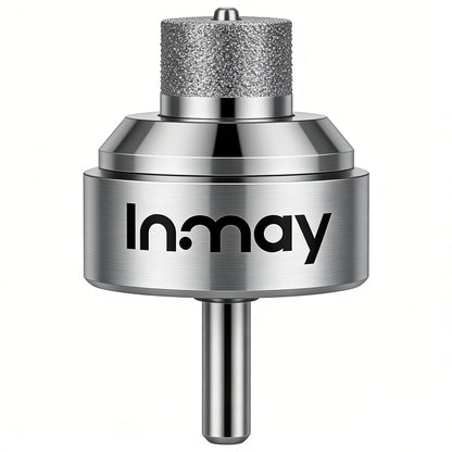 Inmay Diamond Burr Set for Power Tools, 2.35mm/3mm Shank, Rotary Tool Grinding Bits for Stone, Glass, Ceramic, Jewelry Polishing & Engraving
