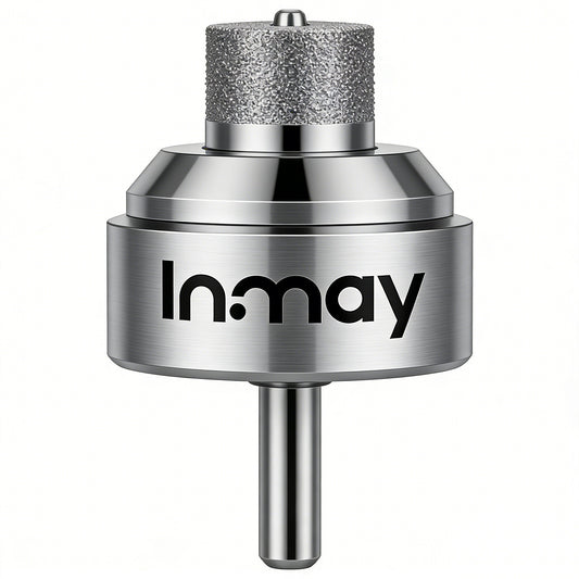 Inmay Diamond Burr Set for Power Tools, 2.35mm/3mm Shank, Rotary Tool Grinding Bits for Stone, Glass, Ceramic, Jewelry Polishing & Engraving