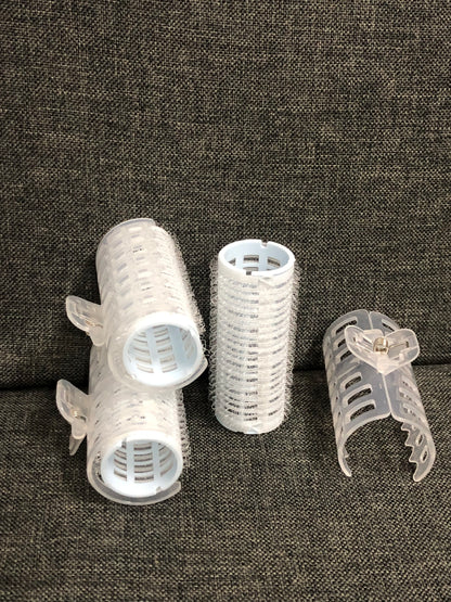 Cuteisland Non-electric hair rollers Plastic Hairdressing Curlers Salon Rollers Clips Women's Hair Rollers for Curly Hair Long Short Hair Suitable