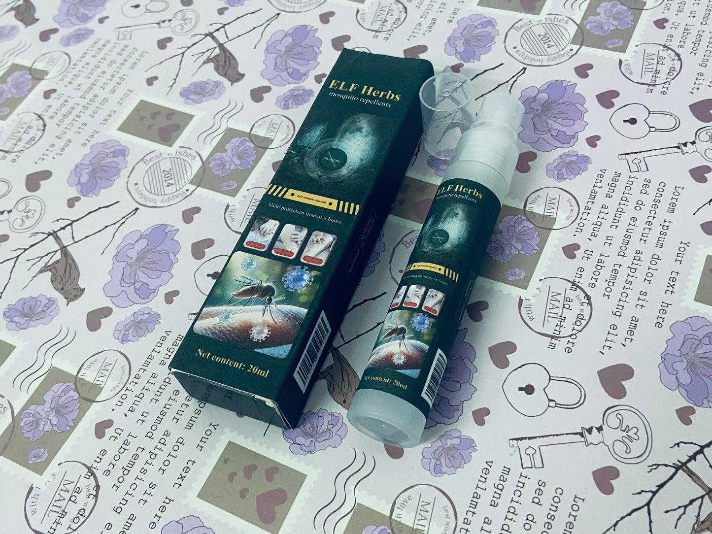 ELF Herbs mosquito repellents Mosquito Repellent Spray for Body, Made with Plant Essential Oils,Insect Spray Natural Bug Repellent for Skin