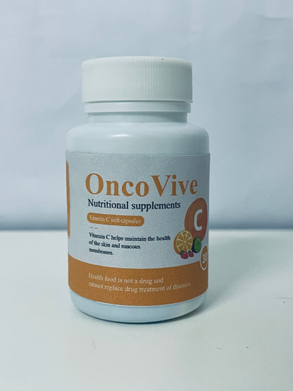 OncoVive Vitamin C Soft Capsules, Nutritional Supplements for Skin and Mucous Membrane Health