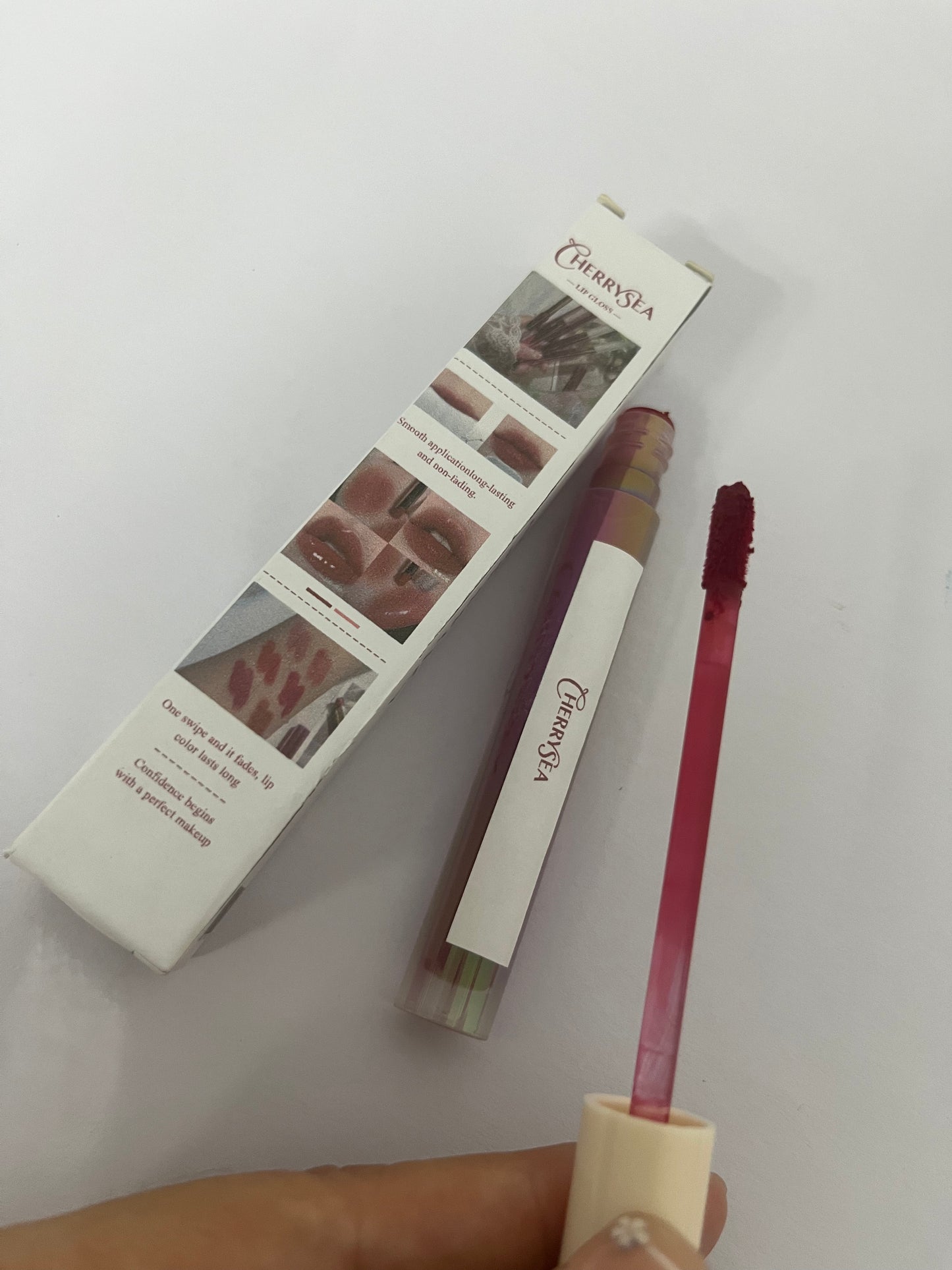 CHERRYSEA Make Up Matte Liquid Lipstick, Long-Lasting and Ultra-comfortable, High-Impact, Lightweight, Organic, Pure Pigments 0.14 fl.oz (Rose Dream)