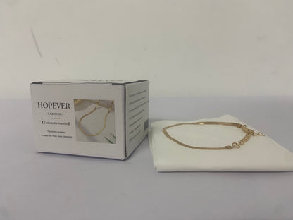 HOPEVER Gold Bracelets for Women, Dainty Bracelets Set for Women Trendy， Snake,  Silver Jewelry Gifts for Women Christmas