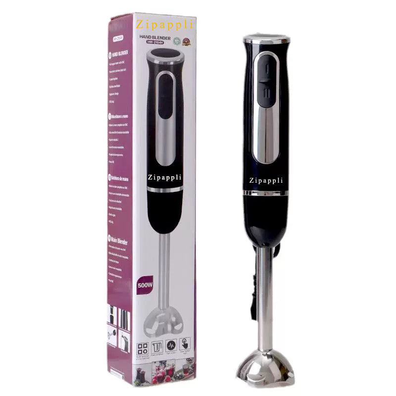 Zipappli Electric food processors,Household Kitchen Blender Multi-functional Handheld Electric Mixer Stainless Steel Blade Head Small Baby Food Juicer