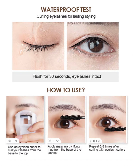Beautyconfidant Mascara, Thickening, Volume & Length Eye Makeup with Aloe and Vitamin B5, Hypoallergenic-Fragrance Free, Ophthalmologist Tested, 402 Black (Pack of 1)