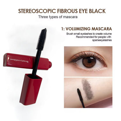 Beautyconfidant Mascara, Thickening, Volume & Length Eye Makeup with Aloe and Vitamin B5, Hypoallergenic-Fragrance Free, Ophthalmologist Tested, 402 Black (Pack of 1)
