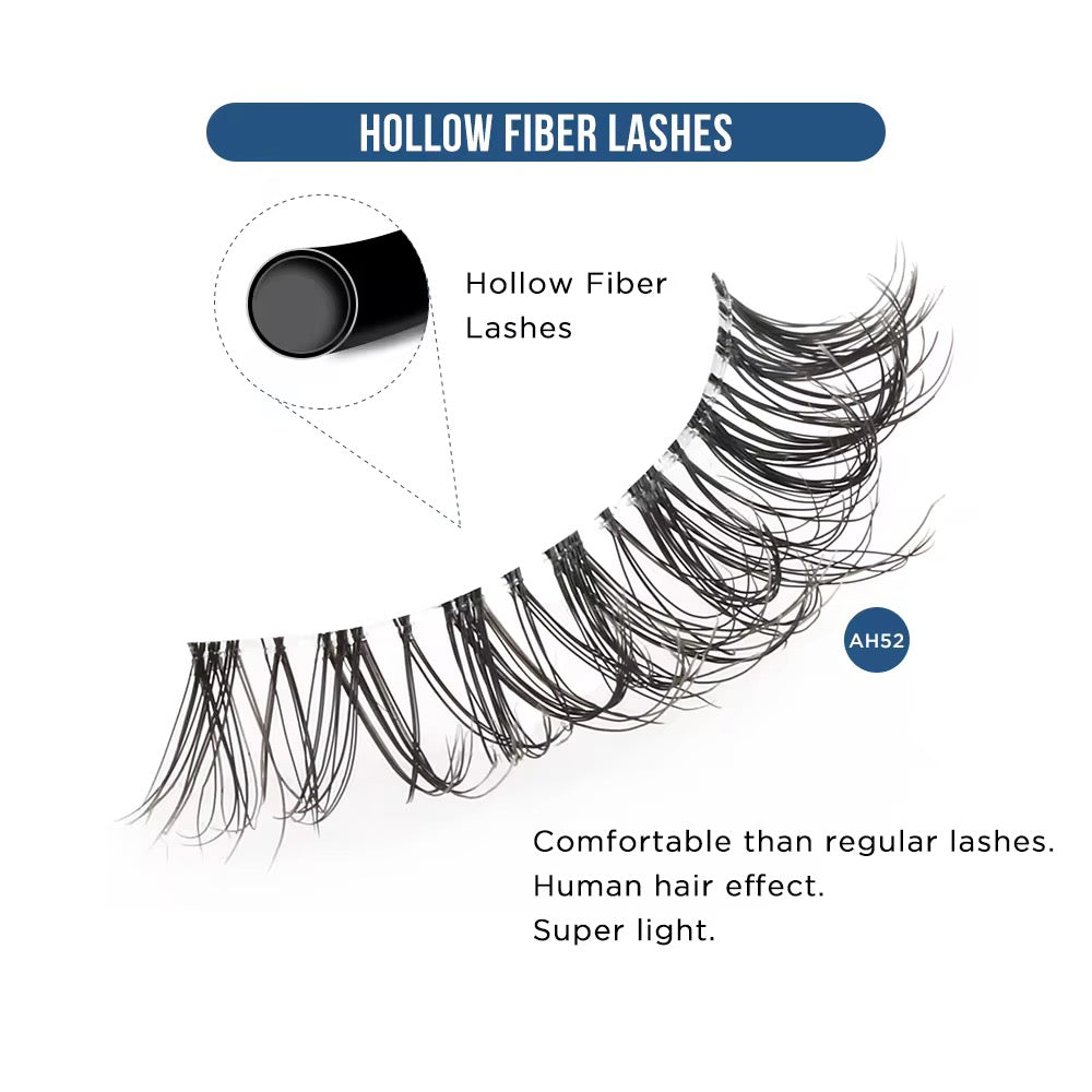 CloudOasis Looks So Natural False Eyelashes Multipack #03, Lightweight & Comfortable, Delicate Volume, Natural-Looking, Tapered End Technology, Reusable, Cruelty-Free, Contact Lens Friendly, 5 Pairs