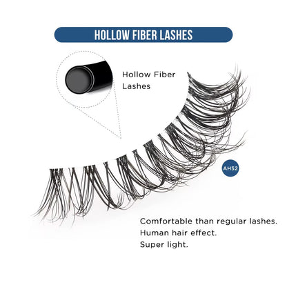 CloudOasis Looks So Natural False Eyelashes Multipack #03, Lightweight & Comfortable, Delicate Volume, Natural-Looking, Tapered End Technology, Reusable, Cruelty-Free, Contact Lens Friendly, 5 Pairs