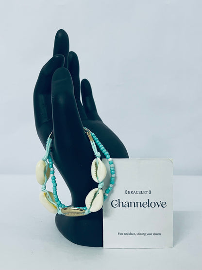 Channelove Beach Shell Bracelet for Women Summer Handmade Bracelets