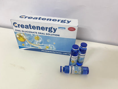 【Createnergy Zinc Gluconate Oral Solution】—— Nutritional Supplement for Daily Wellness