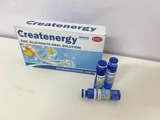 【Createnergy Zinc Gluconate Oral Solution】—— Nutritional Supplement for Daily Wellness