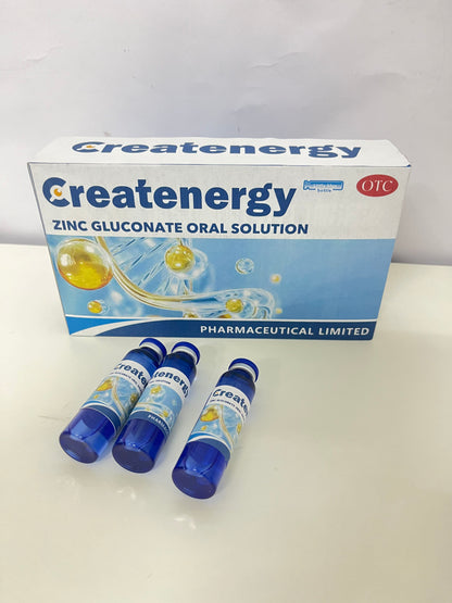 【Createnergy Zinc Gluconate Oral Solution】—— Nutritional Supplement for Daily Wellness