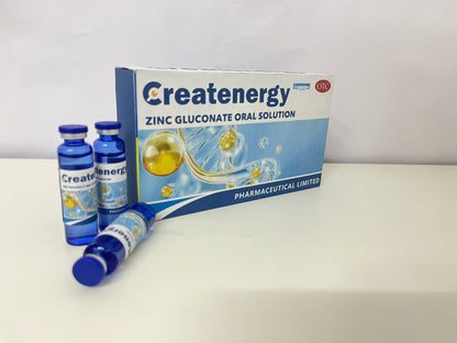 【Createnergy Zinc Gluconate Oral Solution】—— Nutritional Supplement for Daily Wellness