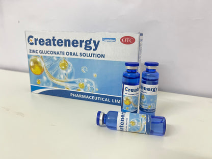 【Createnergy Zinc Gluconate Oral Solution】—— Nutritional Supplement for Daily Wellness