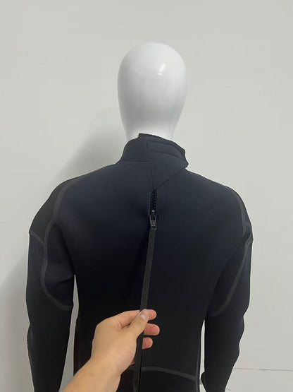 YellowHug 3mm Neoprene Full Body Diving Suit, Men's Professional Thermal Wetsuit with Back Zipper for Scuba Diving & Snorkeling
