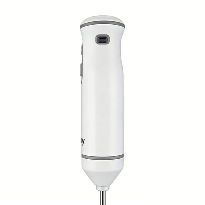 Inmay Electric Milk Frother, Handheld Rechargeable Foam Maker, Portable Coffee Frother with Stainless Steel Whisk, 2 Speed Settings for Latte, Cappuccino, Hot Chocolate