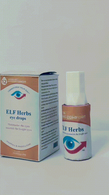 ELF Herbs eye drops Advanced Eye Relief, Lubricant Eye Drops for Dry Eyes, Moisturizing & Soothing, Replenishes Tears for Fast Relief
