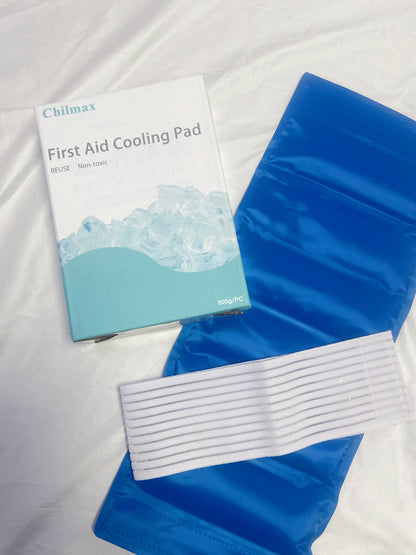 Chilmax cooling pads for first aid, gel emergency cooling pad