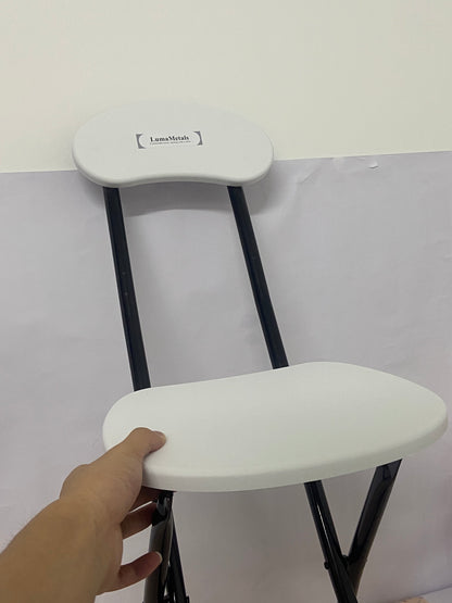 LumaMetals Foldable Chairs Folding Chair, Pipe Chair, Kitchen Chair