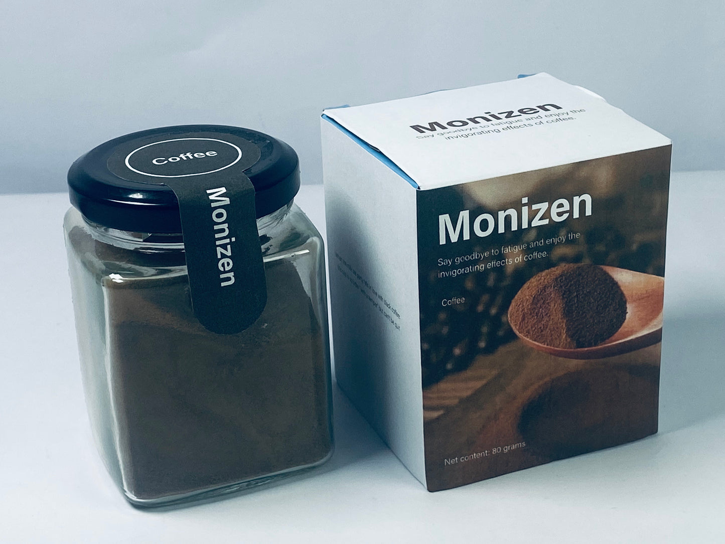 Monizen Coffee Organic Ground Coffee with Lion's Mane Mushroom and Chaga for Better Focus and Immune Support