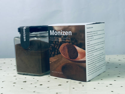 Monizen Coffee Organic Ground Coffee with Lion's Mane Mushroom and Chaga for Better Focus and Immune Support
