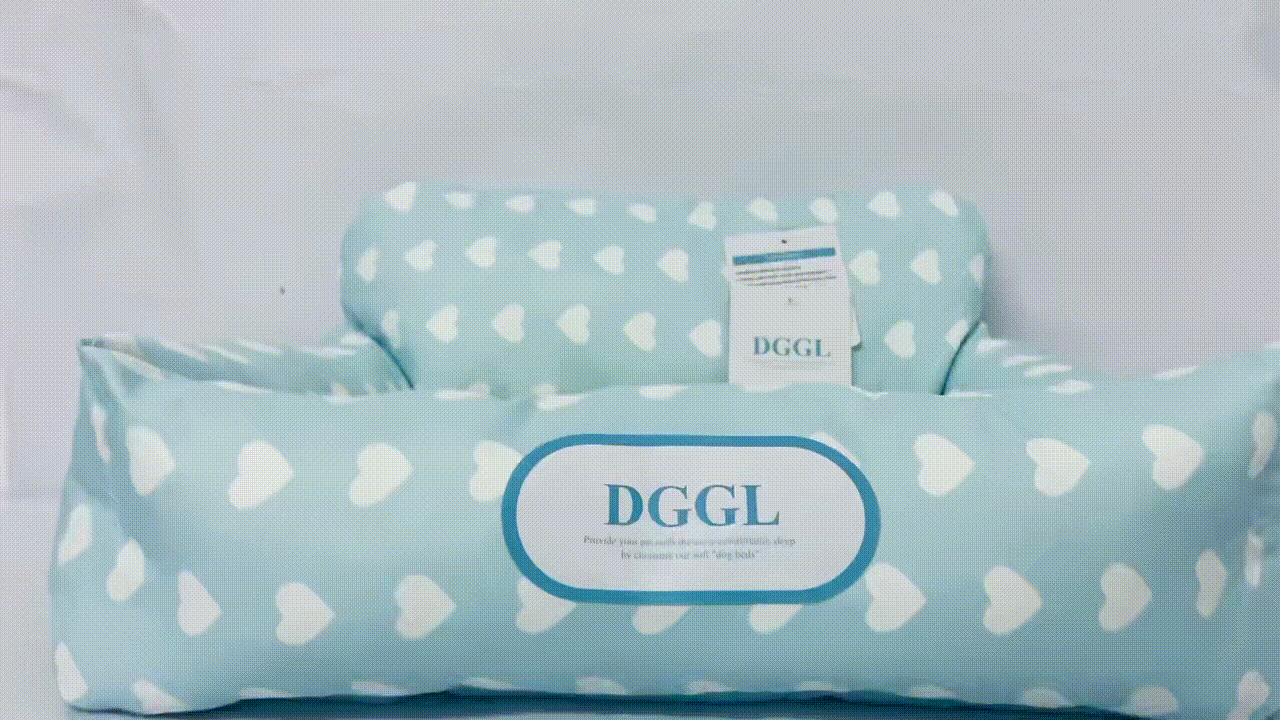 DGGL Dog beds Waterproof Dog Beds for Small Medium Large Sized Dogs,Pet Beds with Sides for Puppy Crate,Non-Slip,Easy Maintenance