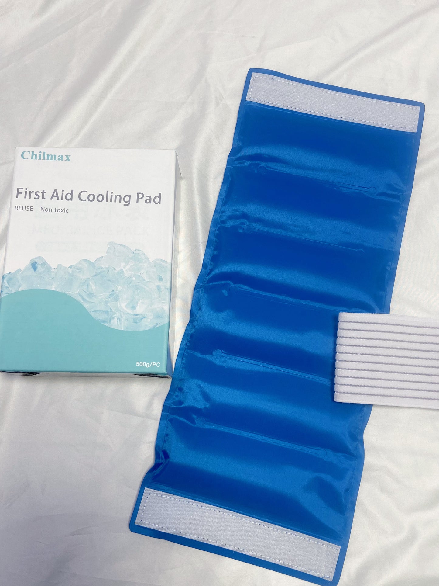 Chilmax cooling pads for first aid, gel emergency cooling pad