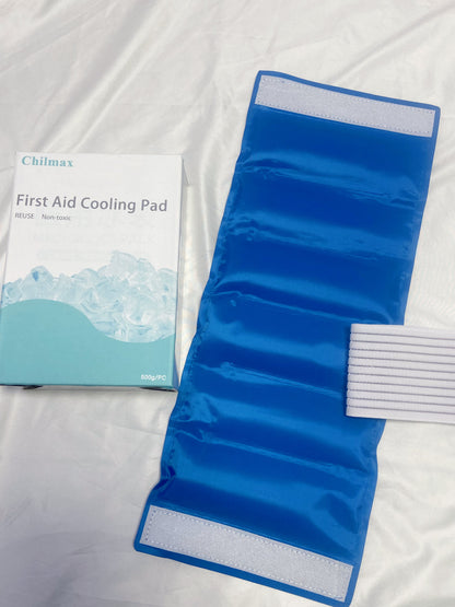 Chilmax cooling pads for first aid, gel emergency cooling pad