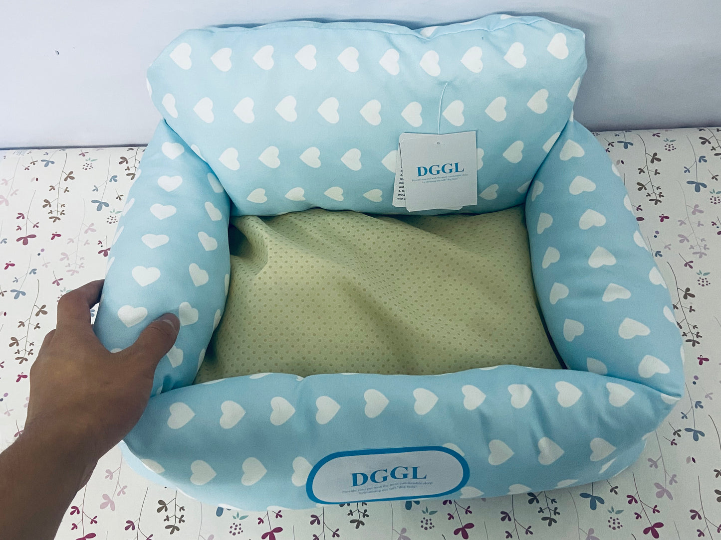 DGGL Dog beds Waterproof Dog Beds for Small Medium Large Sized Dogs,Pet Beds with Sides for Puppy Crate,Non-Slip,Easy Maintenance