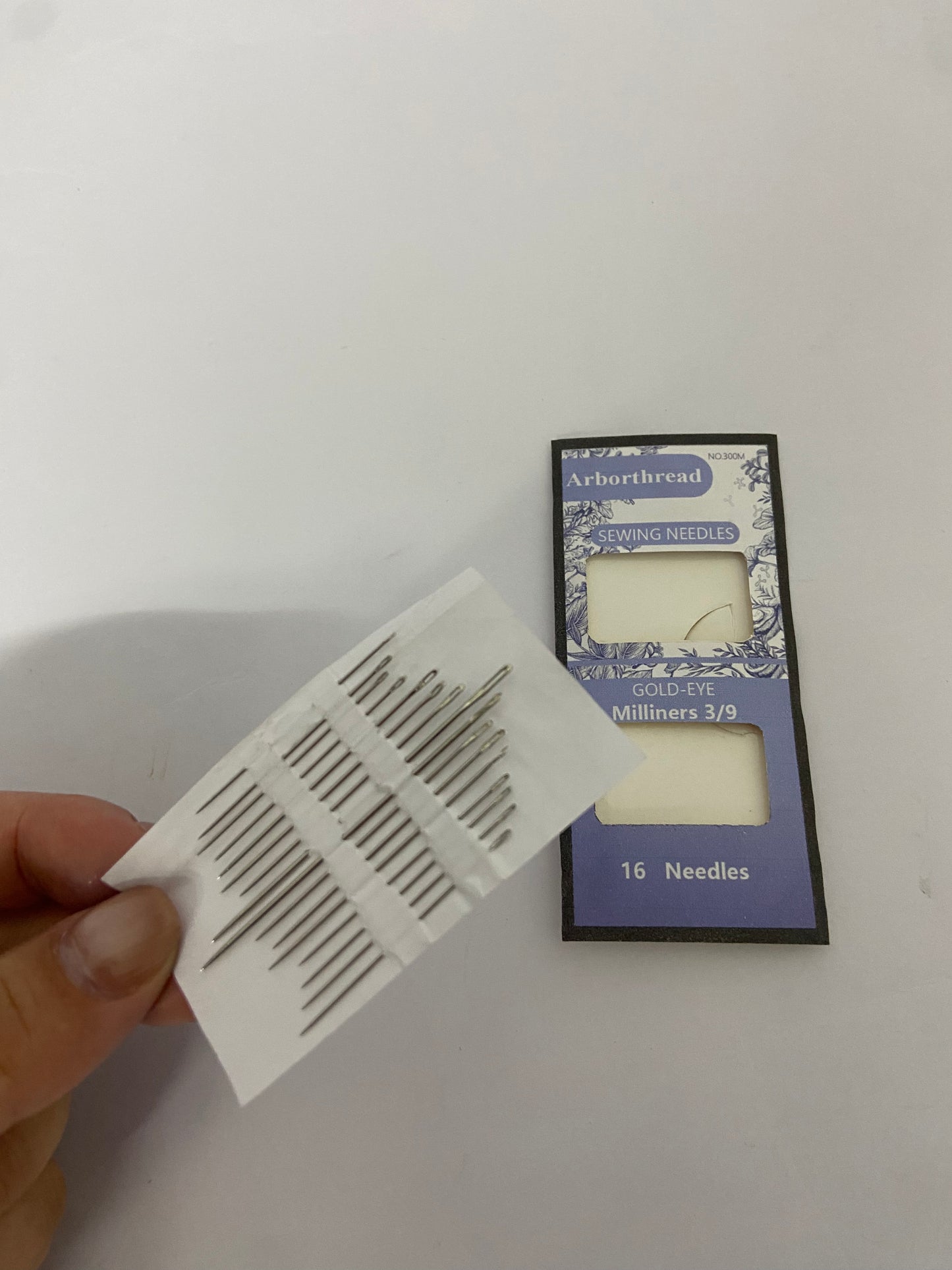 Arborthread Sewing needles Sharps Hand Needles-Size 3/9 16/Pkg Tapestry darning Embroidery Knitting Needle Yarn Sewing Needles