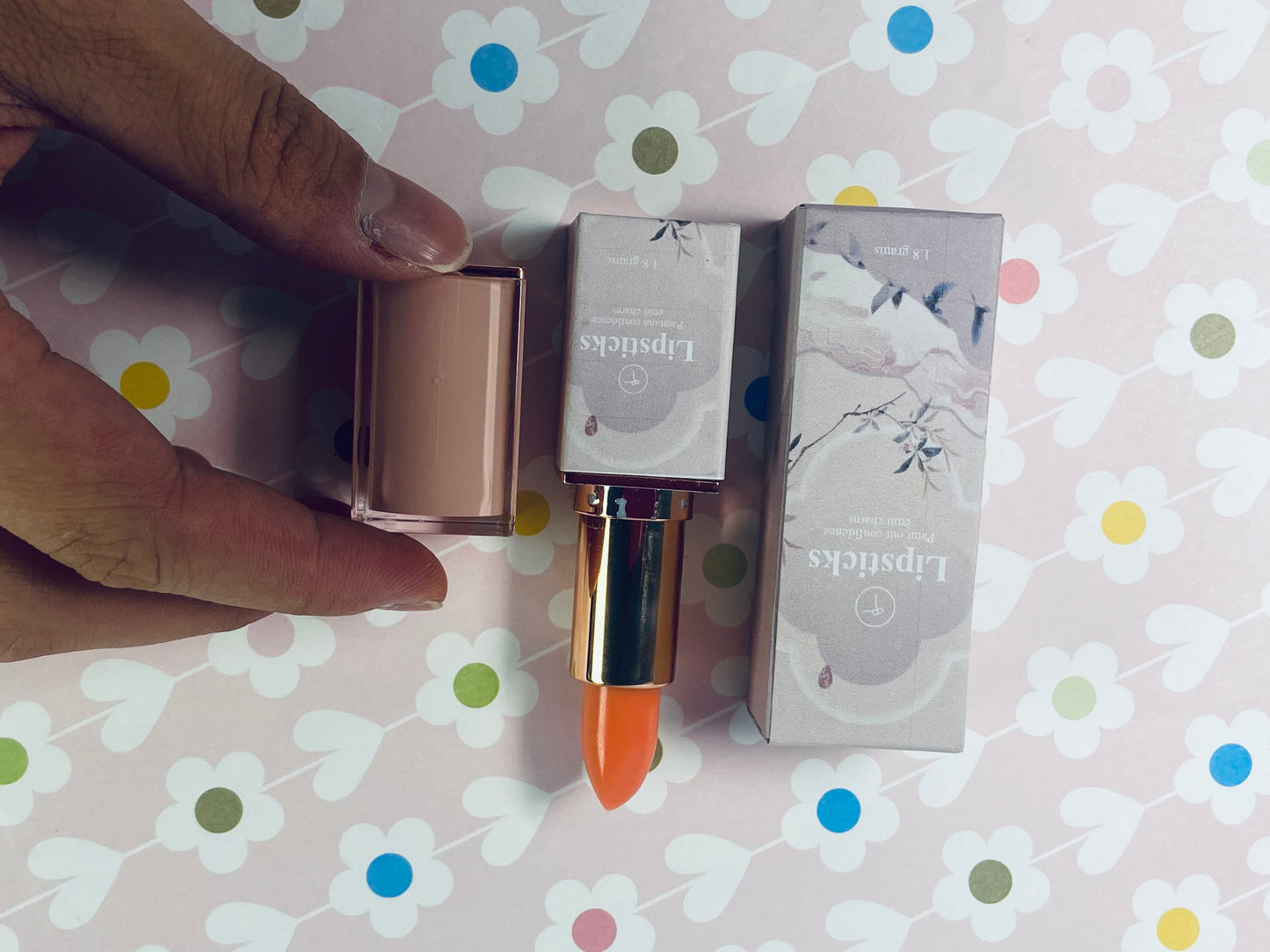 Lipsticks Matte Cream Lipstick, Multipurpose, Moisturizing, Maple Leaf Red