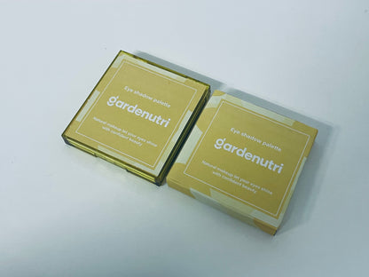 gardenutri Warm Brown Gilded 9-Color Eyeshadow Palette - Natural Daily Matte Pearl Eyeshadow