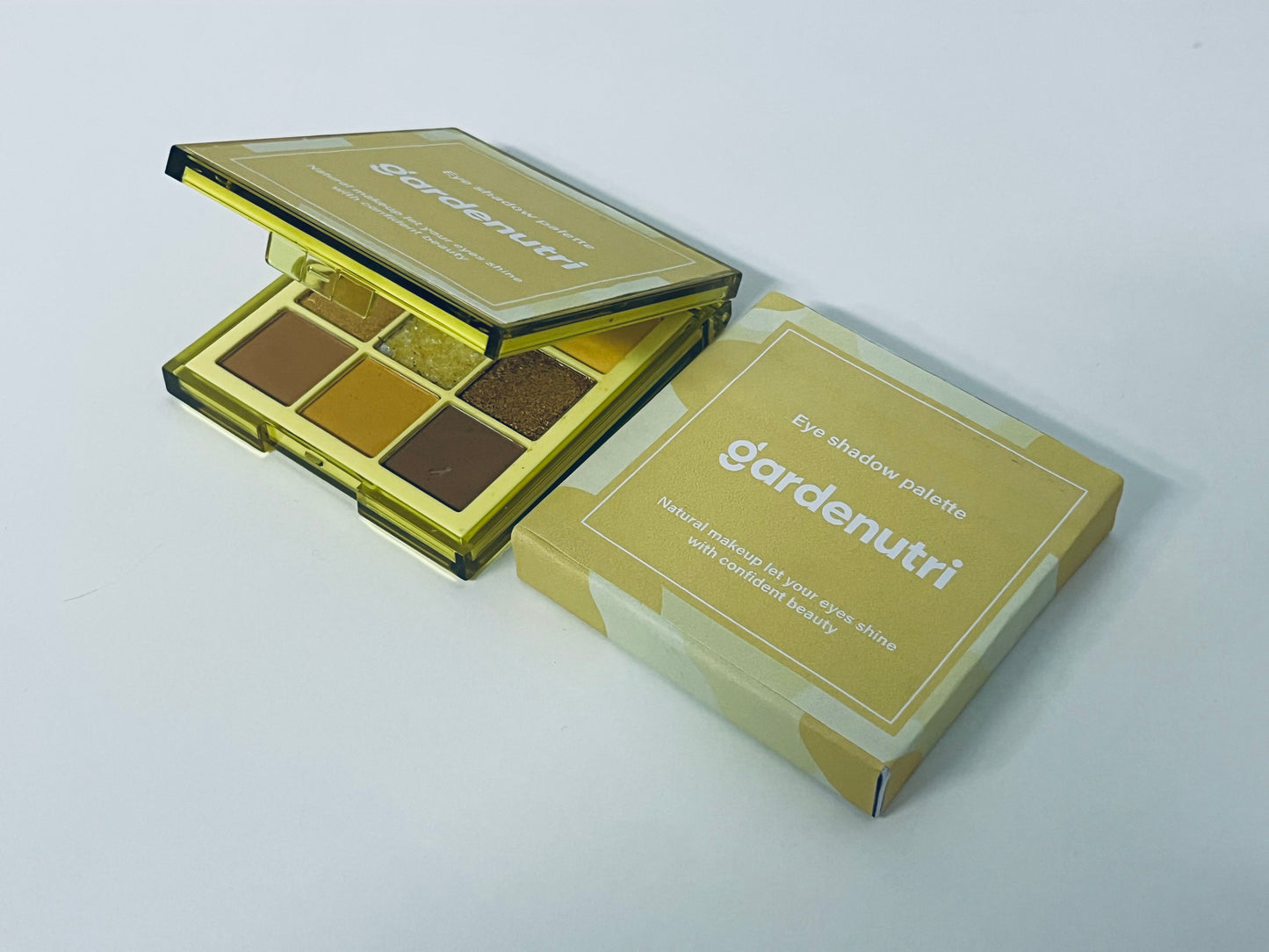 gardenutri Warm Brown Gilded 9-Color Eyeshadow Palette - Natural Daily Matte Pearl Eyeshadow
