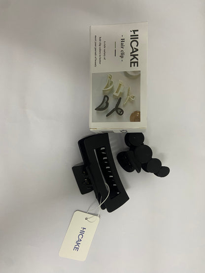 HICAKE Hair clips Medium Large Square Claw, Versatile Styling Rectangle Hair Pins for Thick Thin Hair, Big Matte Banana Clips Neutral Strong Hold Claw Pins