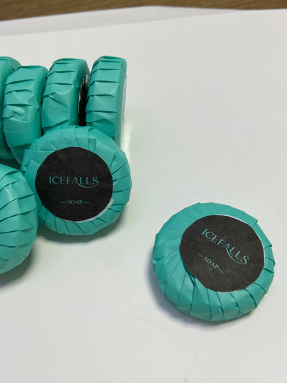 ICEFALLS Skin soap Individually Wrapped Bulk Soap Bar, Small Soaps, Suitable for All Skin Types