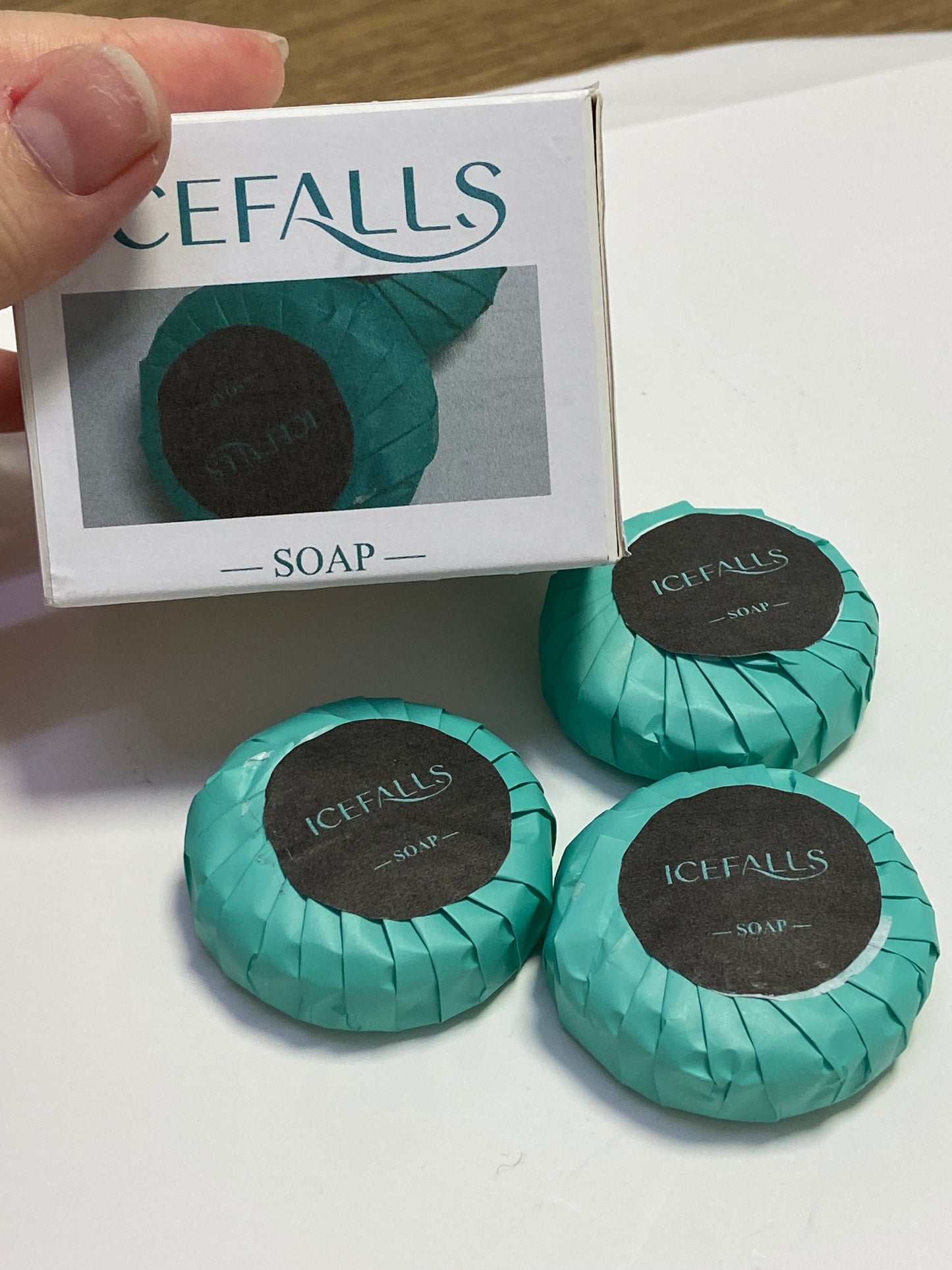 ICEFALLS Skin soap Individually Wrapped Bulk Soap Bar, Small Soaps, Suitable for All Skin Types
