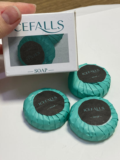 ICEFALLS Skin soap Individually Wrapped Bulk Soap Bar, Small Soaps, Suitable for All Skin Types