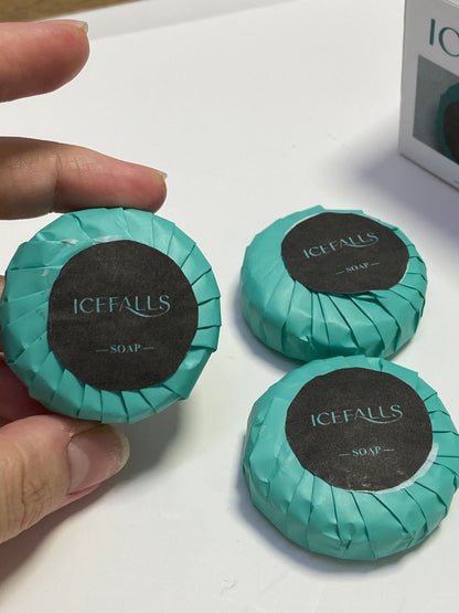 ICEFALLS Skin soap Individually Wrapped Bulk Soap Bar, Small Soaps, Suitable for All Skin Types