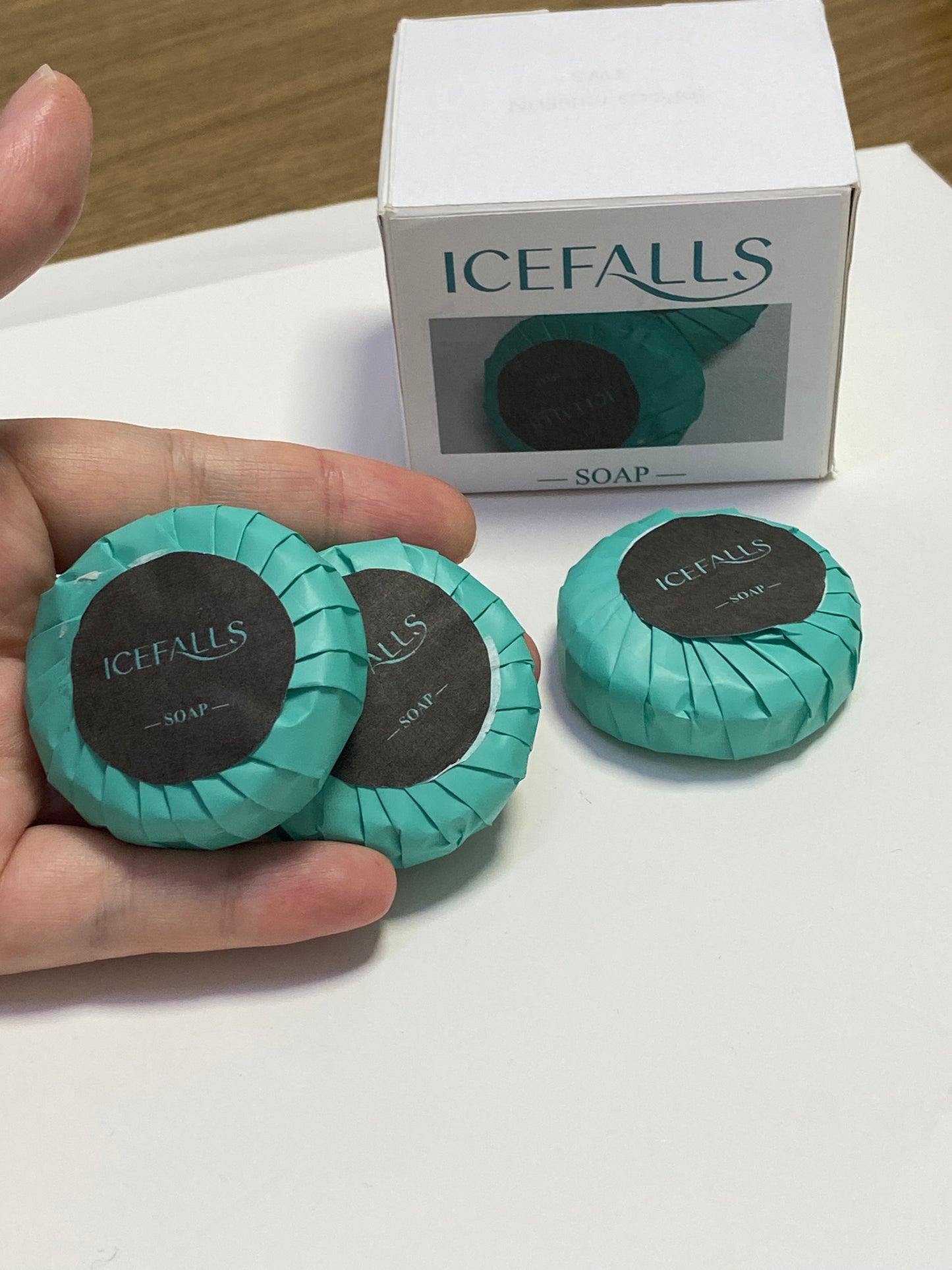 ICEFALLS Skin soap Individually Wrapped Bulk Soap Bar, Small Soaps, Suitable for All Skin Types