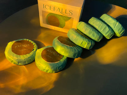 ICEFALLS Skin soap Individually Wrapped Bulk Soap Bar, Small Soaps, Suitable for All Skin Types
