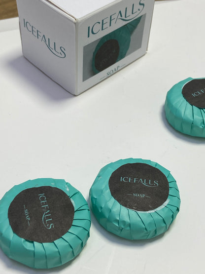 ICEFALLS Skin soap Individually Wrapped Bulk Soap Bar, Small Soaps, Suitable for All Skin Types