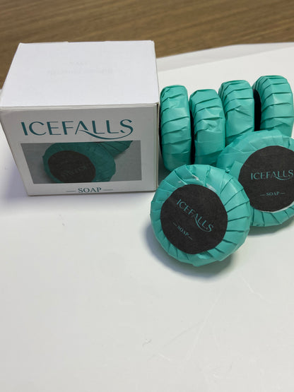 ICEFALLS Skin soap Individually Wrapped Bulk Soap Bar, Small Soaps, Suitable for All Skin Types
