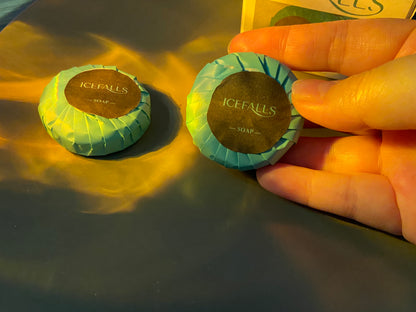 ICEFALLS Skin soap Individually Wrapped Bulk Soap Bar, Small Soaps, Suitable for All Skin Types