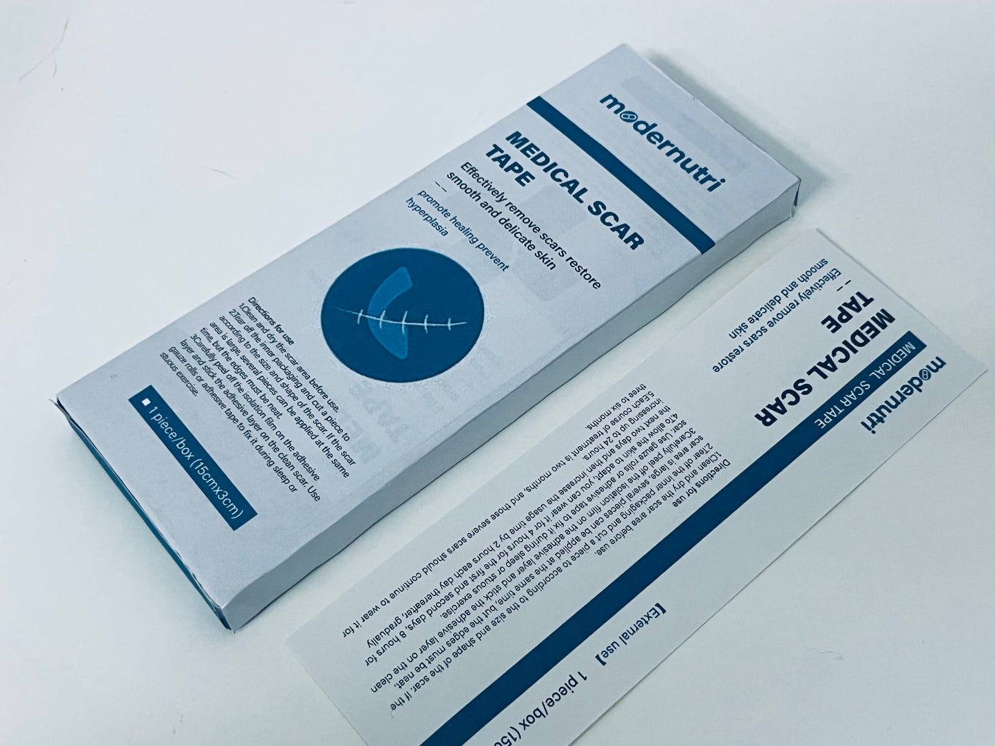 Modernutri Medical Scar Tape 15×3CM Large Size Scar Reduction & Hypertrophy Prevention A Thoughtful Choice for Post-Operative Skin Repair
