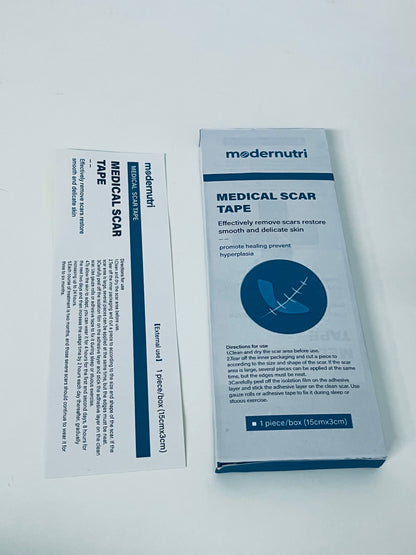 Modernutri Medical Scar Tape 15×3CM Large Size Scar Reduction & Hypertrophy Prevention A Thoughtful Choice for Post-Operative Skin Repair