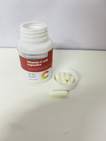 morenergy 30-Count Vitamin C Soft Capsules (Calcium Absorption Support)