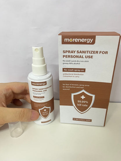 morenergy 100mL No-Wash  Disinfectants (99.99% Kill Rate)