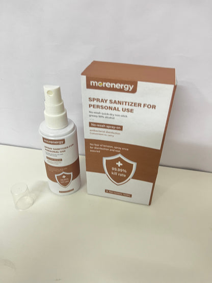 morenergy 100mL No-Wash  Disinfectants (99.99% Kill Rate)